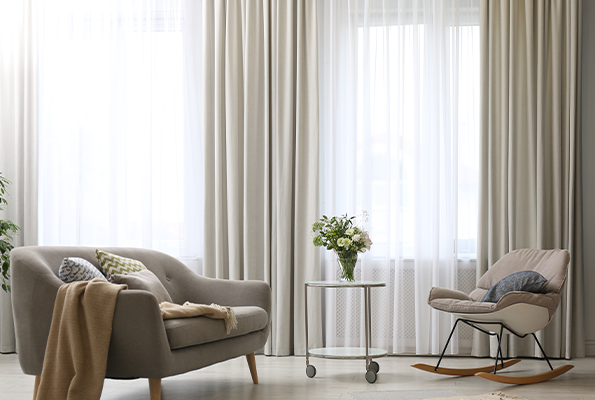Fabric curtains
